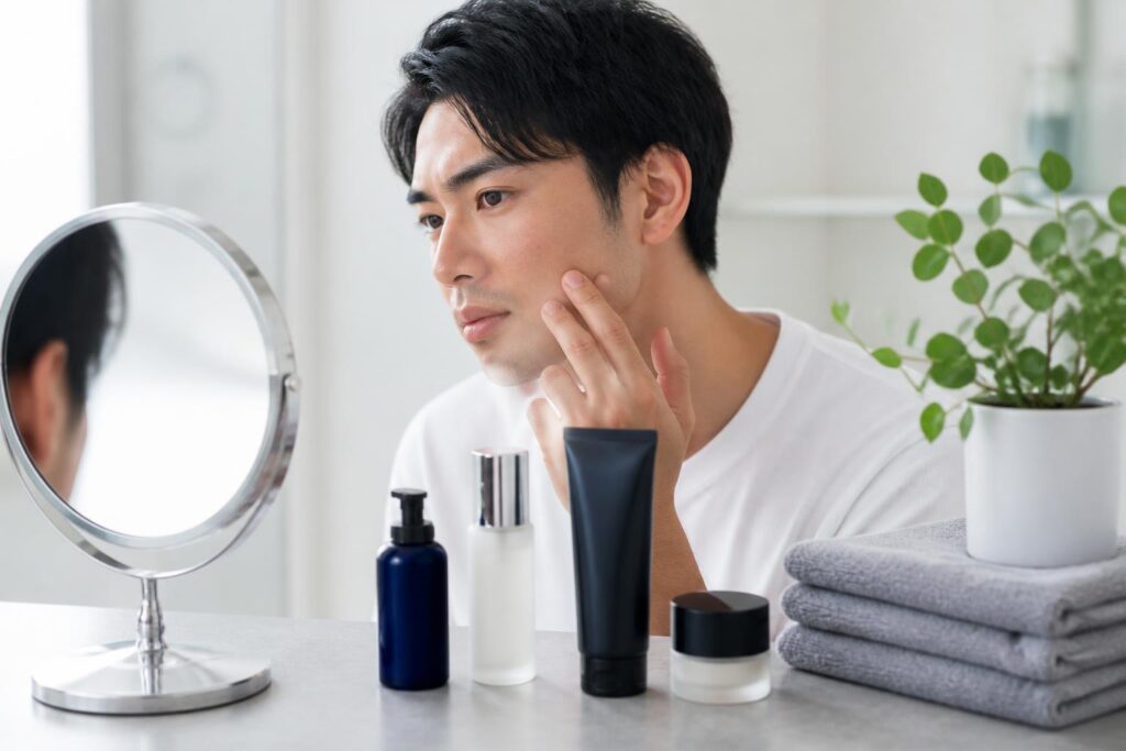 ニキビ跡に悩む男性のスキンケア方法は？
